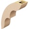 Ekena Millwork 5-inch W x 16-inch D x 22-inch H Ozark Rough Cedar Woodgrain TimberThane Knee Brace, Primed BRCUR05X16X22OZKRCPR - alternate 5
